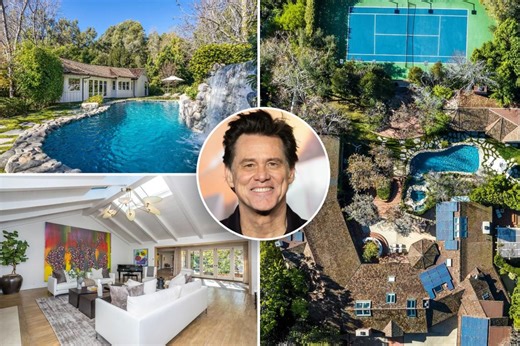 Jim Carrey shaves another $1M off his longtime LA home after a deal fell through