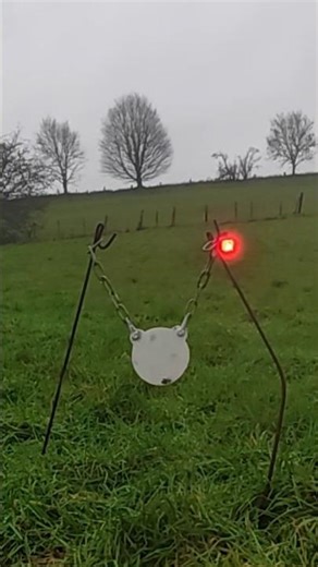 Hornady HIT target indicator in use on steel with CZ452 22LR