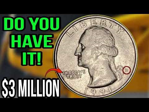 Check Your 1991 D Washington Quarter dollar Now – Rare Errors & True Value Big Money