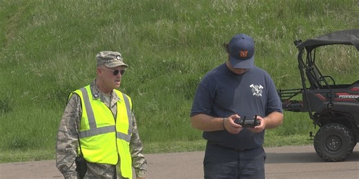 Civil Air Patrol trains with Sioux Falls Fire Rescue drone teams