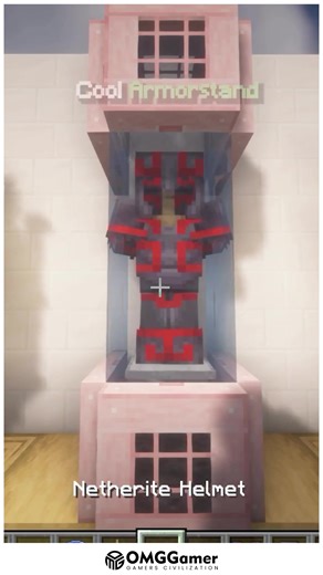 132K views · 1.5K reactions | ⚔️️ Build Cool Armorstand in Minecraft  Turn your armor stand into a stylish showcase for all your gear! 隣 Perfect for survival bases or decorative builds, this design adds personality and flair to your world. Would you pose it with full diamond armor or a creative theme? #MinecraftArmorStand #CreativeBuild #MinecraftIdeas #SurvivalBase #ArmorDisplay #MinecraftDesign #CoolBuilds | OMGGamer | Facebook