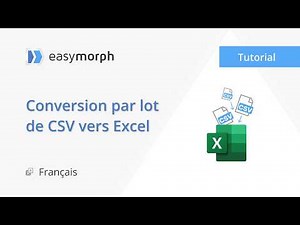 Comment convertir automatiquement plusieurs fichiers CSV en Excel (sans code)