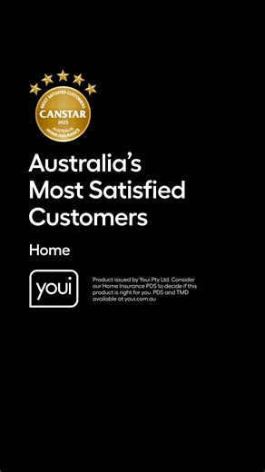 We’re proud to announce we’ve won Canstar’s National Home Insurer for Customer Satisfaction 2025. Thanks to Canstar, and the thousands of awesome people who were surveyed and helped us rank number 1. Why not join thousands of satisfied customers at Youi today. Product issued by Youi Pty Ltd. Consider our Home Insurance PDS to decide if this product is right for you. PDS and TMD available at youi.com.au | Youi | Facebook