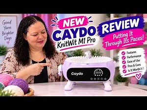 I Tested the Caydo Electric Knitting Machine M1 Pro So You Don't Have To. #CaydoM1Pro