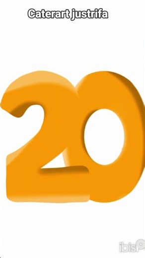 toturial how to draw 20 aiden's number lore #alphabetlore #shorts #animation