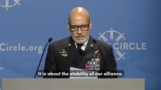 Full speech and Q&A with Admiral Giuseppe Cavo Dragone, Chair of the NATO Military Committee, out now on our YouTube! 🎥🔴 - 🔗: https://www.youtube.com/watch?v=F_sm0ALDFFs&t=5s | Arctic Circle