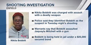 Enfield woman facing assault charge after Tuesday night shooting