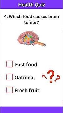 Test Your Health Knowledge | Fun General Health Quiz with Answers #quiz