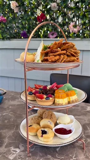 Fusion of British High Tea and Indian Flavors