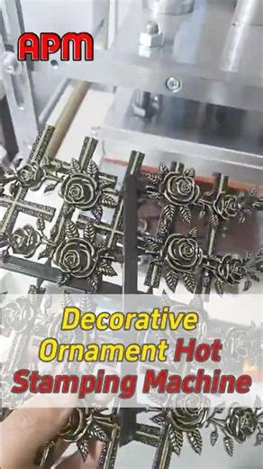 Decorative Ornament Hot Stamping Machine | Precision Decoration Solution