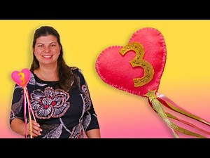 DIY Felt Magic Wand for a Birthday Boy or Girl