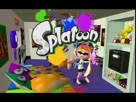Splatoon Nintendo 64 title screen (2 of them)