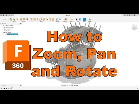 Fusion 360 Navigation - Pan, Zoom, Rotate (2023 update)