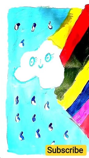 colourful rainbow drawing #RainbowDrawing #ColorfulDrawing #EasyDrawing#ViralDrawing #RainbowArt