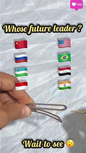 Whose the future leader? Name them now #shorts