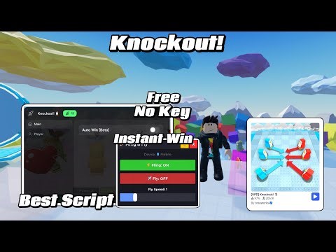 Best Knockout! Script No Key Instant Auto Win, Fling All, Fly Bypass Working New Update