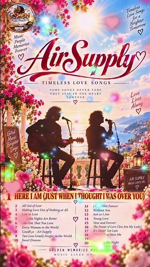 Air Supply Greatest Hits - Here I Am ❤️ Best Romantic Love Songs of All Time