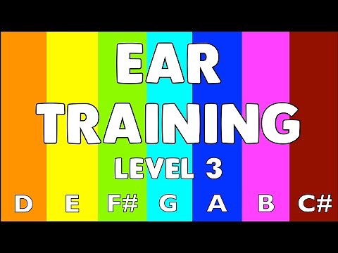 EAR TRAINING GAME Level 3 - Learn & Guess the Notes (D Major Scale)