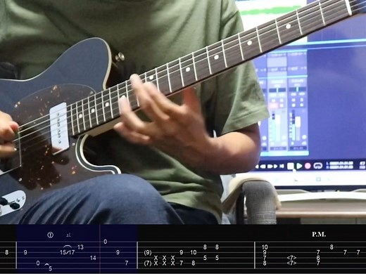 【TAB譜】Lost Umbrella 丢失的雨伞 - 稲葉曇