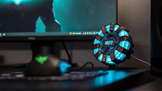 Iron Man Arc Reactor Clock Is A Stylish Piece