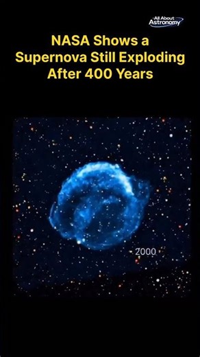 NASA Shows a Supernova Still Exploding After 400 Years #KeplersSupernova