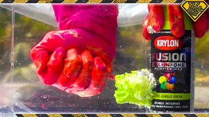 Underwater spray paint can explosion we had to see to believe