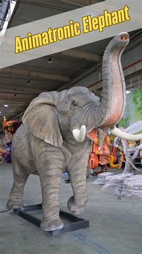 Gecai Culture on Instagram: "🐘 Our Animatronic Elephant brings the majesty of wildlife to your venue with lifelike movements, realistic skin texture, and powerful sound effects. Designed for zoos, theme parks, museums, and outdoor exhibitions, this model recreates the gentle strength and charm of a real elephant. 👉 Key Features: ✔️Natural trunk swinging and ear flapping ✔️Realistic breathing, blinking, and body motions ✔️High-quality skin texture and durable waterproof finish ✔️O
