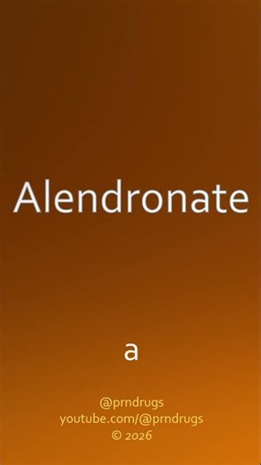 Alendronate Pronunciation