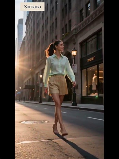 Effortless Chic: Styling a Fresh Summer Shirt & Shorts Outfit