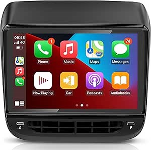 7.2 Inch Rear Display Screen for Tesla Model 3 2019-2023 Model Y 2020-2024, Touchscreen Display Compatible with Android 13 4GB+32GB System, Seat Heating Control, Black