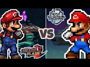 Moveset-Comparasion- Mario- (SSF2 vs SSBC)