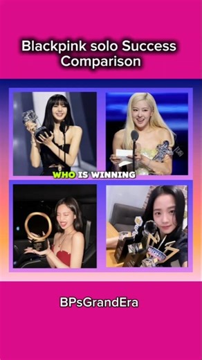 Most successful solo career of blackpink members. #blackpink #kpop #fyp