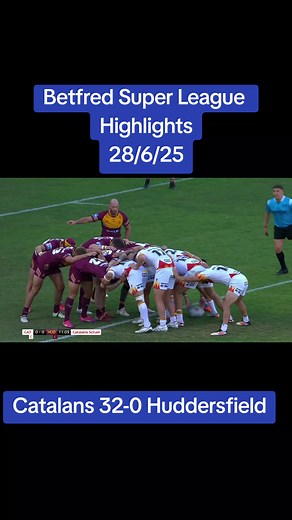 SUPER LEAGUE HIGHLIGHTS: Catalans Dragons 32-0 Huddersfield Giants #SuperLeague #huddersfieldgiants #catalansdragons