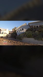 214K views · 3.5K reactions | A hillside home that survived the Pacific Palisades fire has now been split in two by a devastating landslide, potentially triggered by a fire-damaged property above. Frustration grows as fire evacuees are kept from accessing their homes, and residents across L.A. County are warned of fragile hillsides and the risk of more landslides. | Inside Edition | Facebook