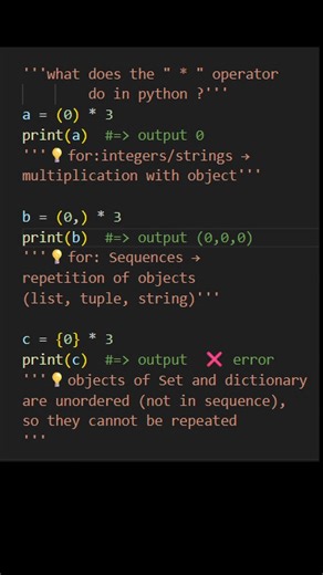Python | Multiplication ' * ' Operator