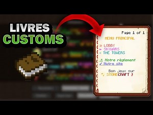 LIVRE MENU / LIVRE CUSTOM [TOUTES VERSIONS] | Créer un serveur de A à Z en Command Block