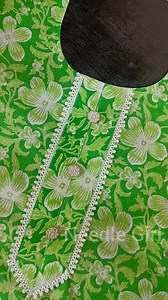 Easy Placket Neck Design Tutorial #sewinglove #sewingproject #sewingtutorial #needlegirl #sewing #sewingtips | Needle Girl