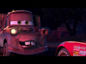 Cars: Mater driving backwards, but reversed