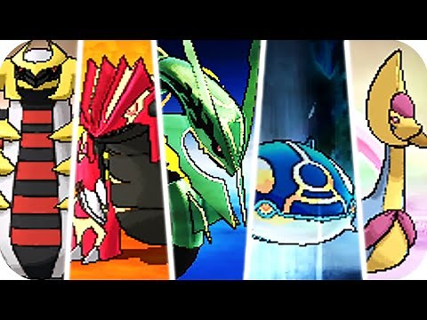 Pokemon Omega Ruby & Alpha Sapphire - All Legendary Pokémon Battles (1080p60)
