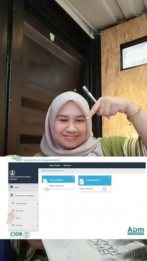 Cara Daftar Personel Binaan lalui Cims.cidb
