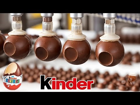 How Millions of Kinder Surprise Eggs Are Made in Factory
