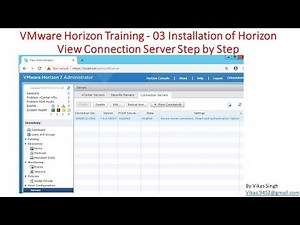 VMware Horizon Training | 03 - Installation of Horizon View Security Server Step by Step