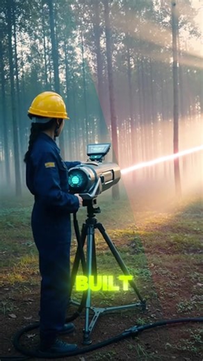 Safer or Scarier? Laser Tree Cutting #redcoast laser obstacle remover 🌐 https://www.redcoastlaser.com | Redcoast Laser