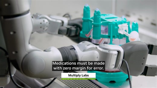 .@multiplylabs is automating cell therapy manufacturing with robots, reducing costs by more than 70%.