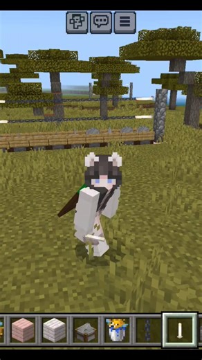 Fencing in Minecraft #minecraft #girlgamer