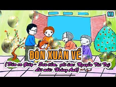 Đón xuân về (Tập hát theo lời bài hát mẫu SGK Âm Nhạc lớp 3 CTPT 2018 - NXBGD)