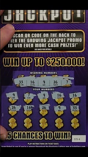 WIN ALL for NICE WIN! 🔥 Kentucky Jackpot Lottery Scratch Off Ticket! 💰 #lottery #winner