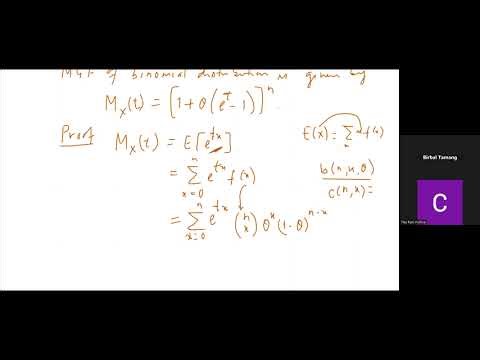 Defnmgf Binomial distribution