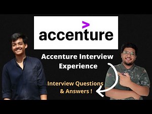Accenture Latest Interview Experience | Interview Questions & Answers In Detail 🔥🔥