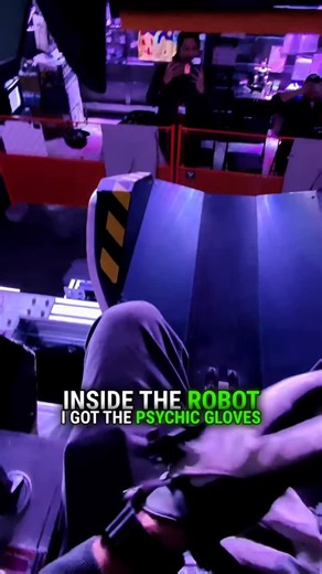 Foxmask (Dani J) | You can pilot a giant robot in Japan! This real-life mech pilot seat lets you control the robot’s arms, hands, wrists, and fingers like an... | Instagram